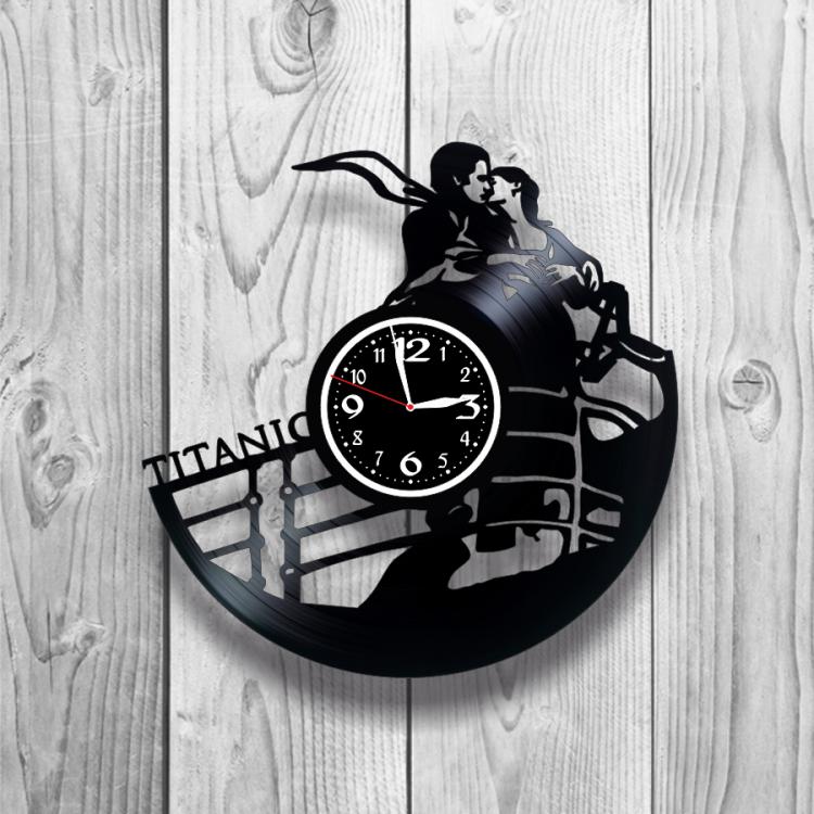 Часы настенные Титаник 0531 из виниловой пластинки
