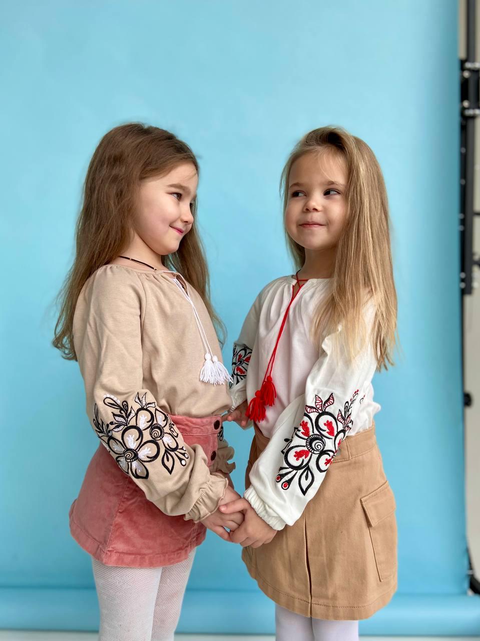 Блуза-вышиванка для девочки 122 см (4224/122) - фото 3 Блуза-вышиванка для девочки 122 см (4224/122) - фото 3