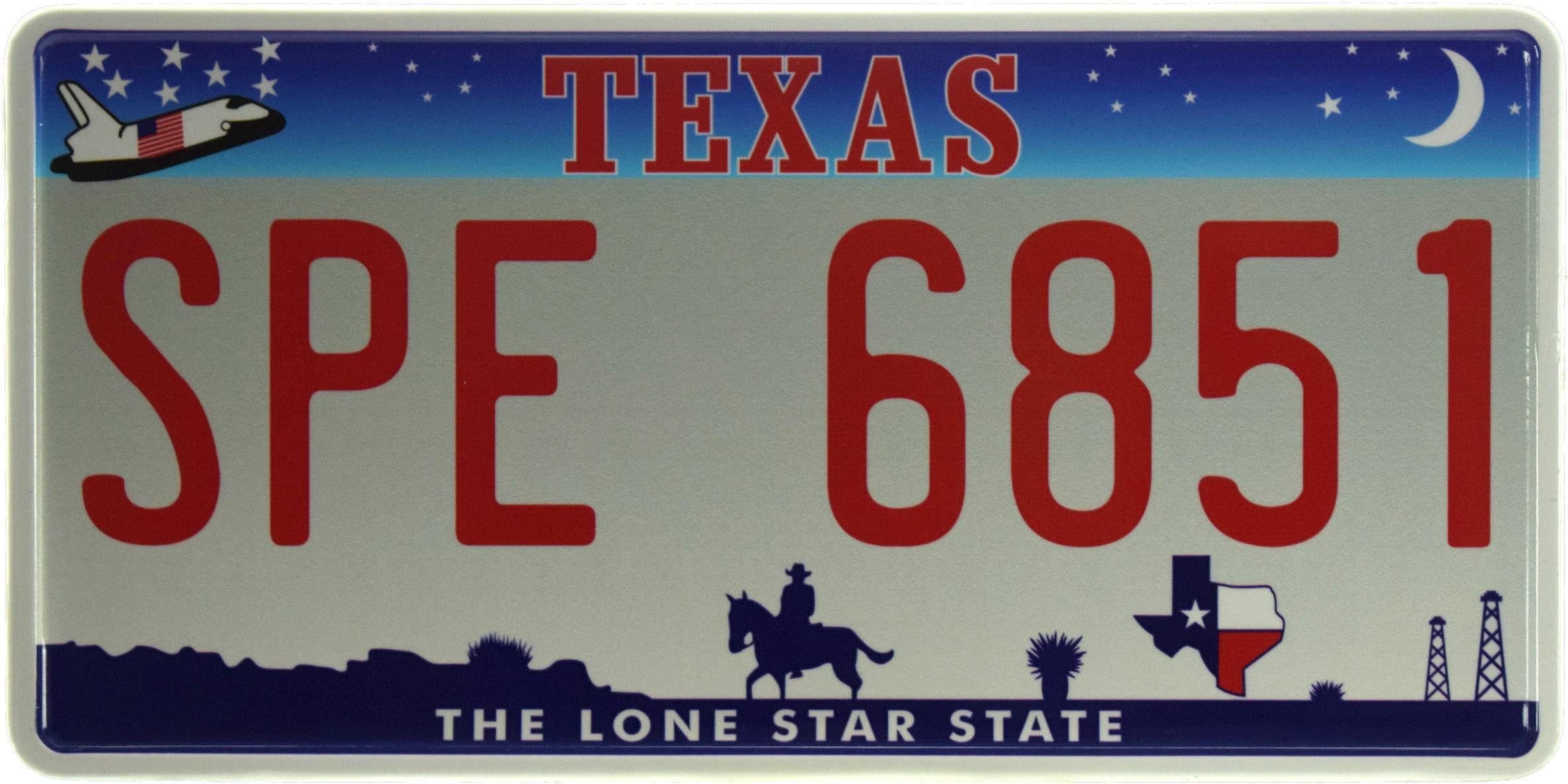 Табличка металева "Texas SPE 6851" 15x30 см (ms-103713)