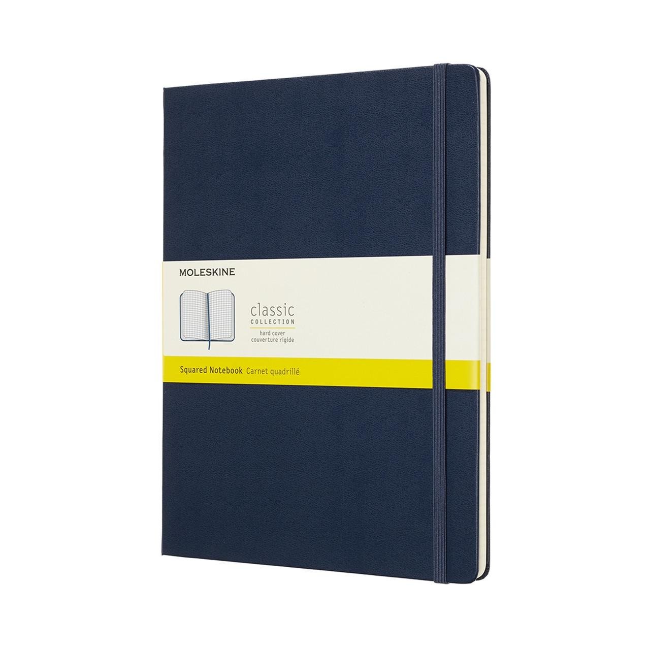 Блокнот Moleskine Classic большой большой 19х25 см 192 страницы в клетку Сапфир (8058341715444)