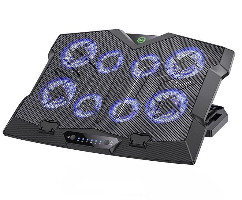 Підставка-кулер для ноутбука і телефона Hoco GM27 до 17" Чорний (9a332a06)