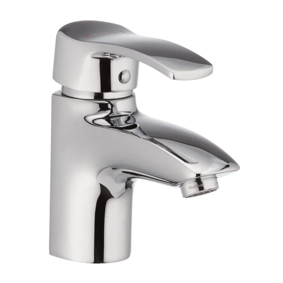 Смеситель для умывальника однорычажный Haiba Focus 001 Chrome (HB0111) Смеситель для умывальника однорычажный Haiba Focus 001 Chrome (HB0111)