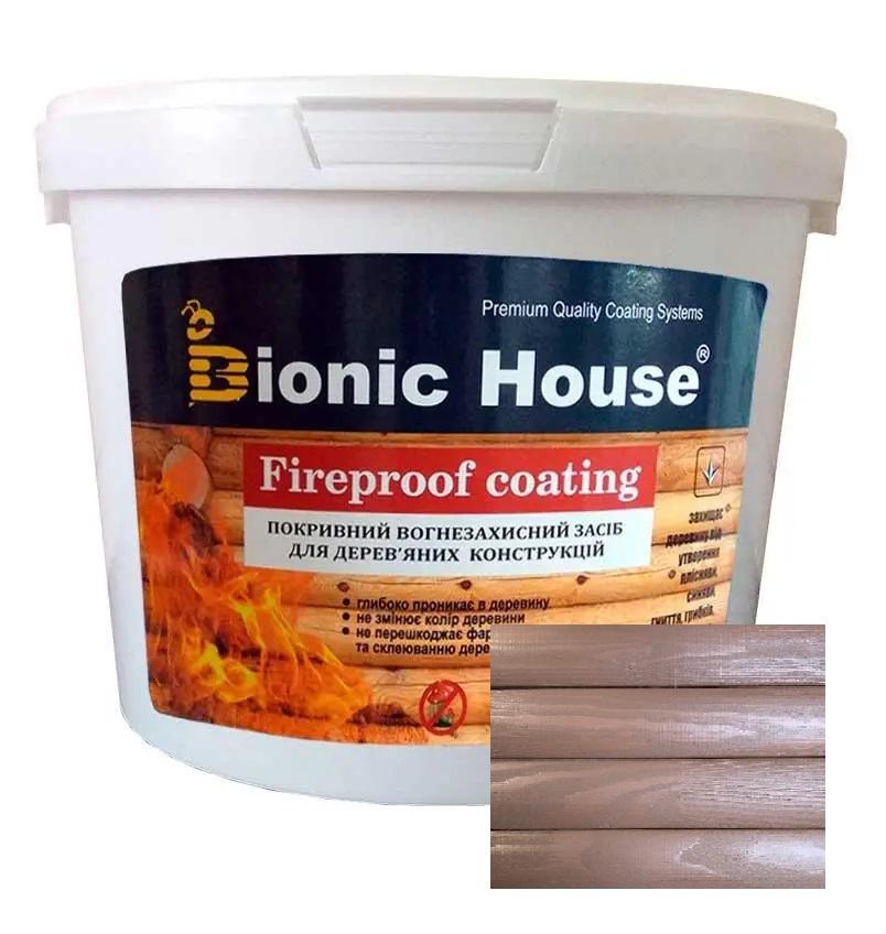 Фарба вогнезахисна для дерева Fireproof Coating 20 кг Мокко 214 (17626826) - фото 1