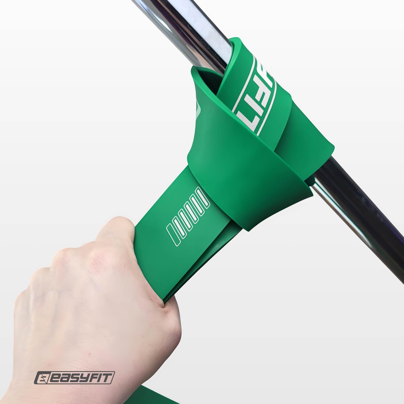 Гумова петля EasyFit Power Bands 19-65 кг для підтягувань Зелений (EFPB1965-Gr) - фото 3