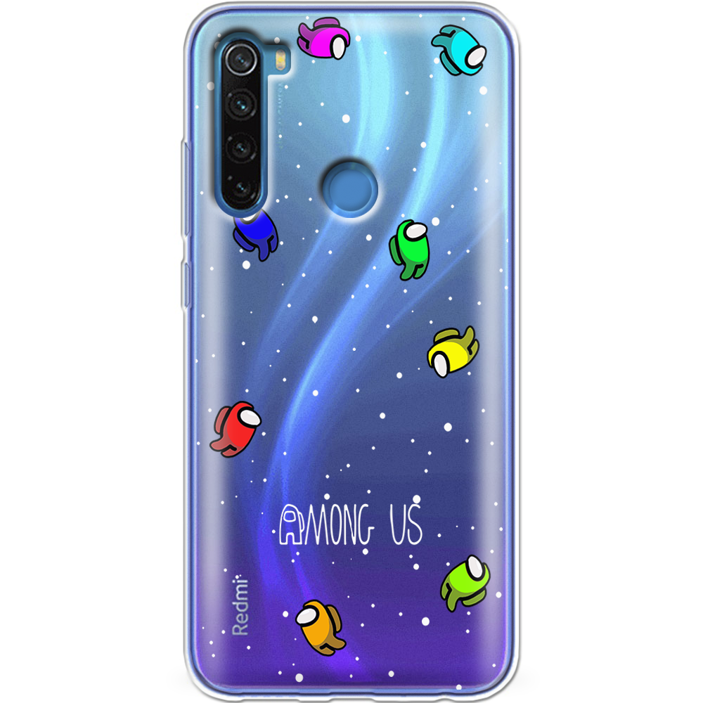 Чехол Boxface Xiaomi Redmi Note 8 Among Us Invisible Прозрачный силикон (38214-bk76-38214)