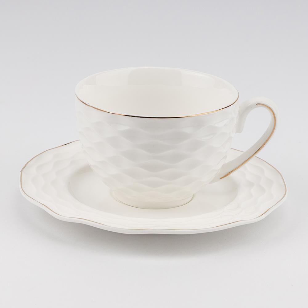 Набор чашек с блюдцами Венецианская волна 230 мл на 6 персон (90904) - фото 2
