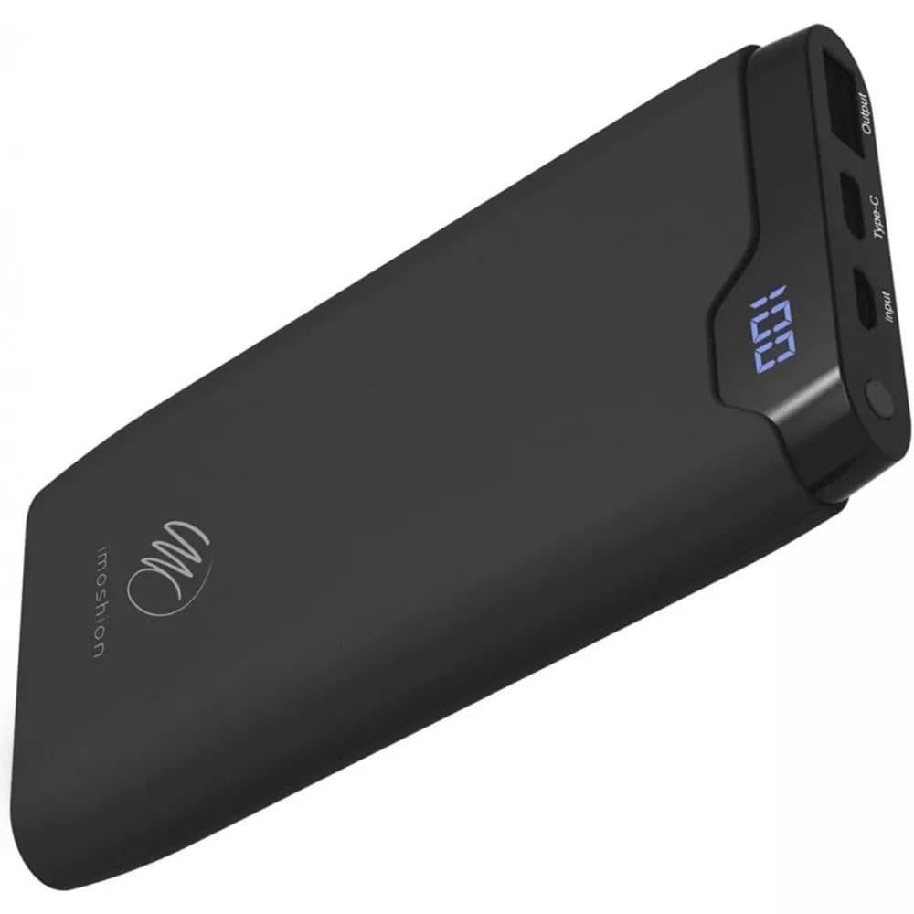 Повербанк 10000 mAh с LED-дисплеем быстрой зарядкой и USB-портами