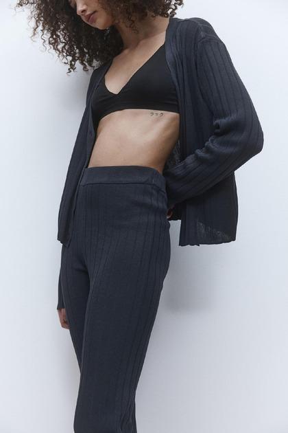 Брюки H&M 996926П S Темно-синій - фото 2 Брюки H&M 996926П S Темно-синій - фото 2