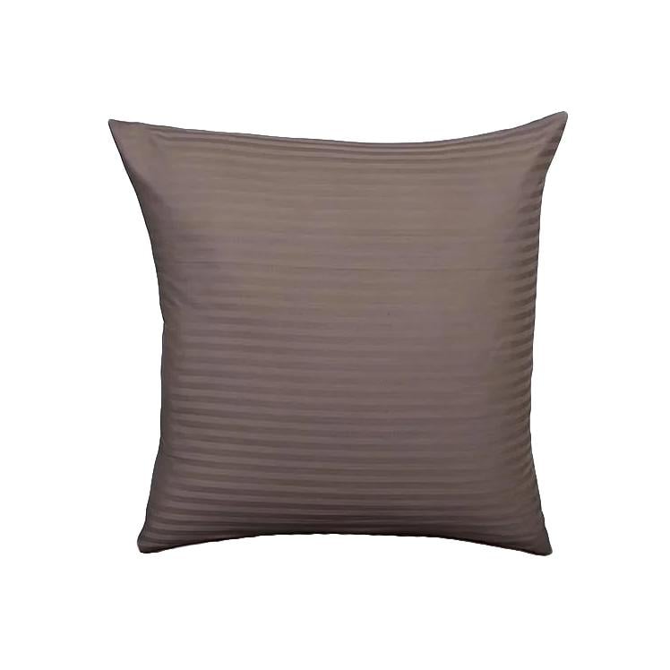 Наволочка Lotus Отель сатин страйп 70х70 см Кофейный (svt-2000022277662)