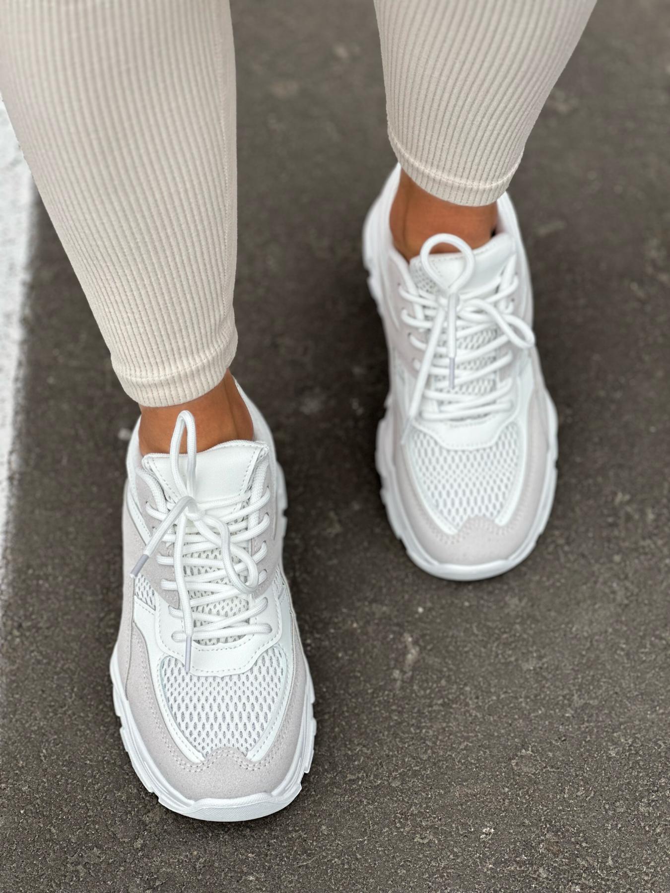 Кроссовки женские замша/текстиль р. 40 Белый (2224476s5) - фото 7 Кроссовки женские замша/текстиль р. 40 Белый (2224476s5) - фото 7