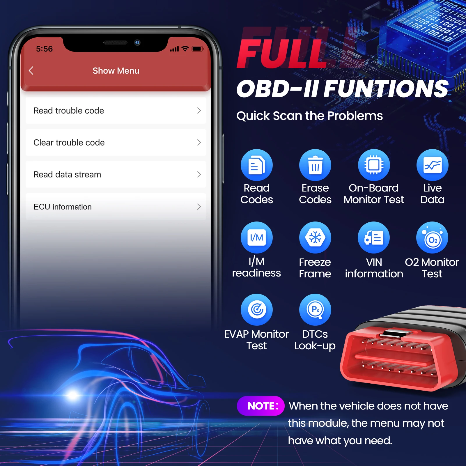 Автомобильный сканер Thinkcar Mini Bluetooth OBD2 Black (82275) - фото 10 Автомобильный сканер Thinkcar Mini Bluetooth OBD2 Black (82275) - фото 10