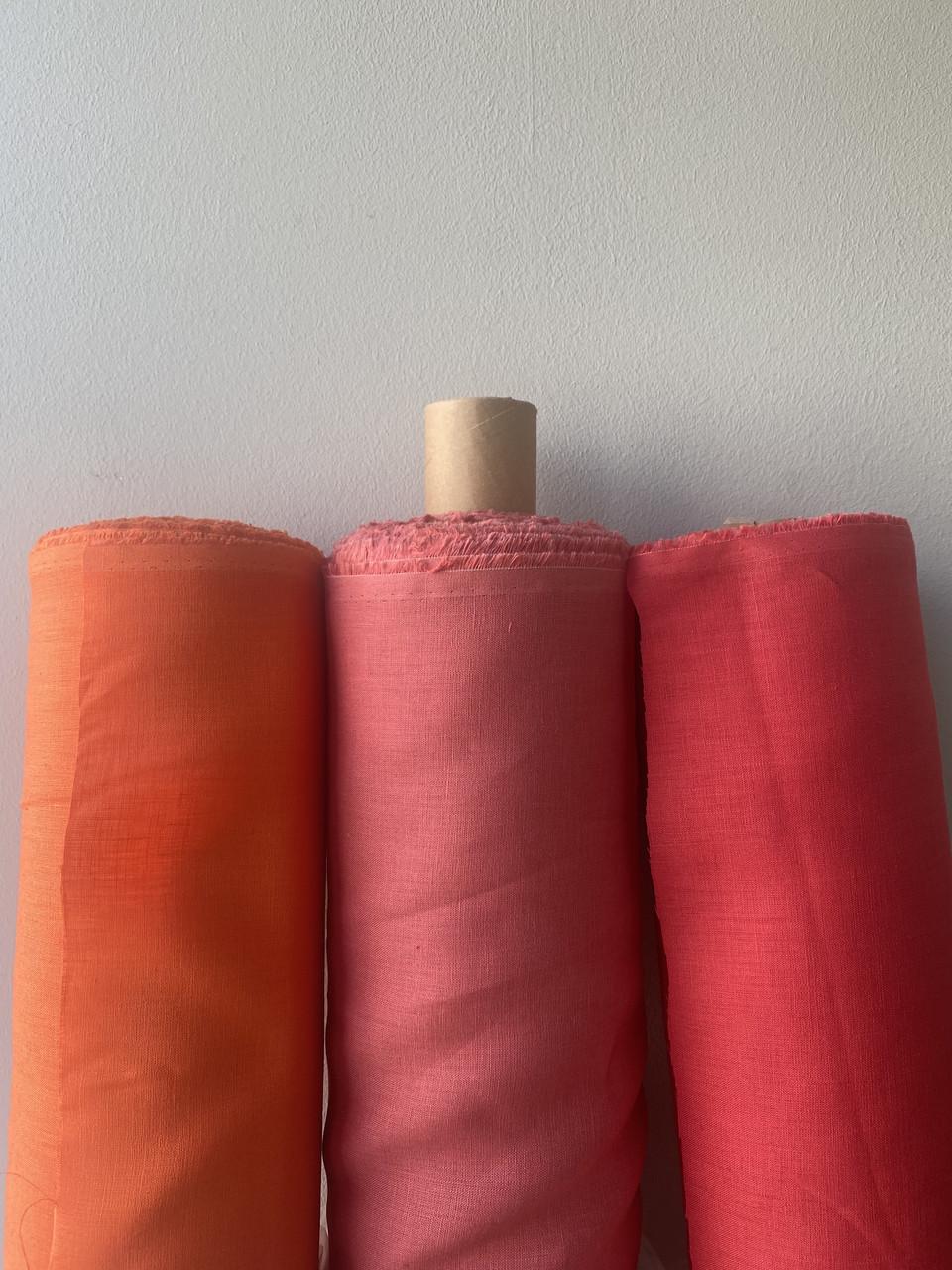 Ткань рубашечно-платьевая LINEN PLUS 100% лен 143 см 181/1309 Красный - фото 6 Ткань рубашечно-платьевая LINEN PLUS 100% лен 143 см 181/1309 Красный - фото 6