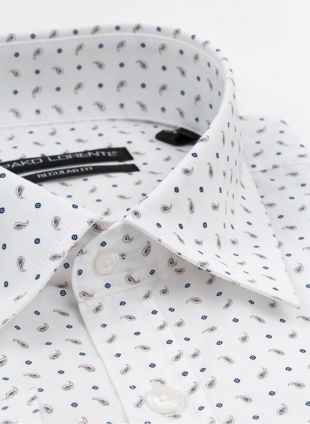 Сорочка чоловіча Pako Lorente P20SF-1X-023-B S Білий - фото 2 Сорочка чоловіча Pako Lorente P20SF-1X-023-B S Білий - фото 2