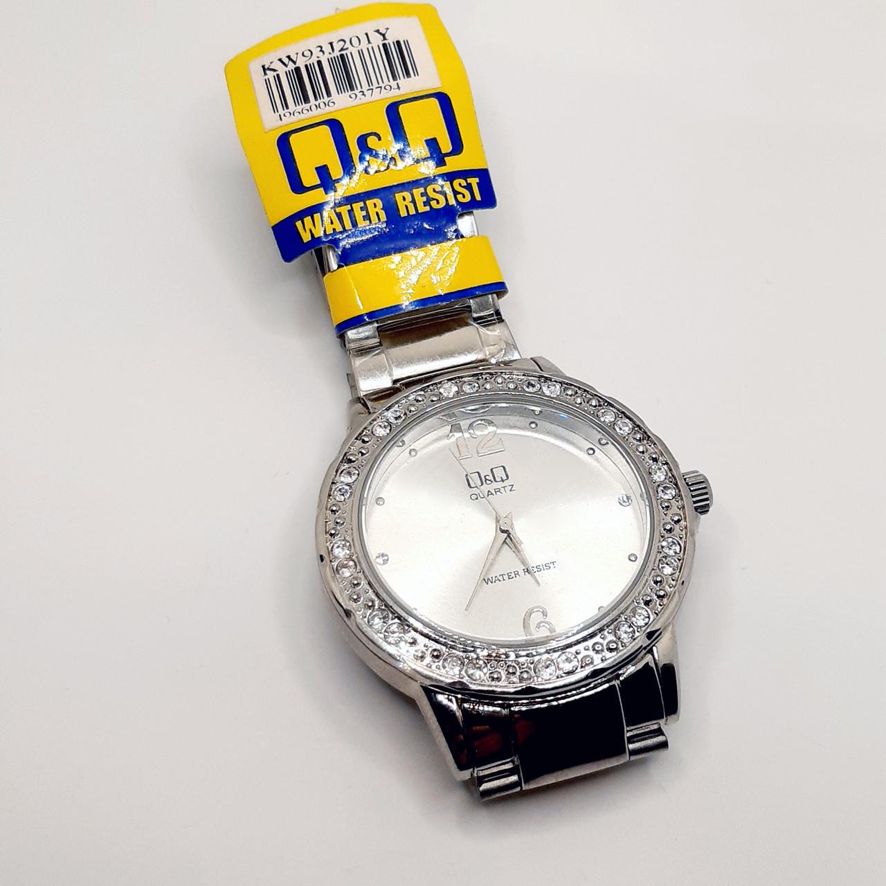 Наручные часы Q&Q женские кварцевые металлический ремешок (KW93-201) - фото 3 Наручные часы Q&Q женские кварцевые металлический ремешок (KW93-201) - фото 3