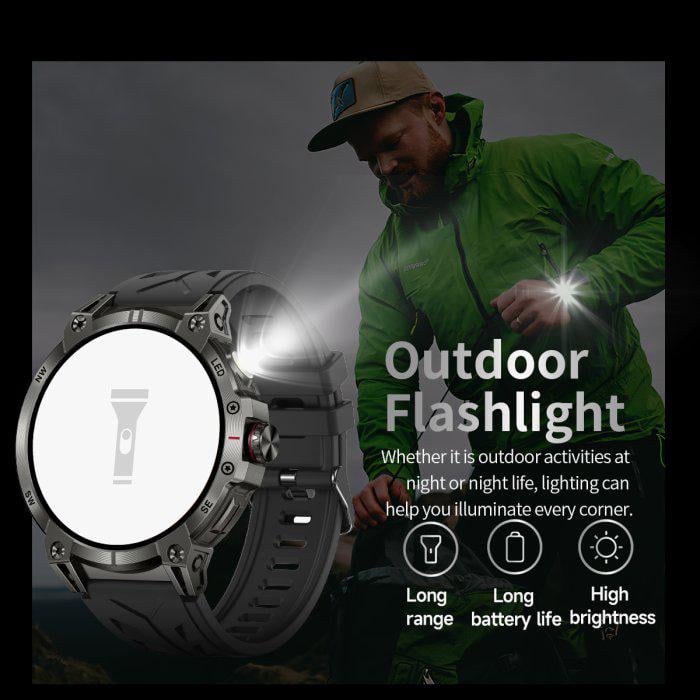 Смарт-часы UWatch Smart Stalker Max Black с компасом (1934) - фото 5 Смарт-часы UWatch Smart Stalker Max Black с компасом (1934) - фото 5