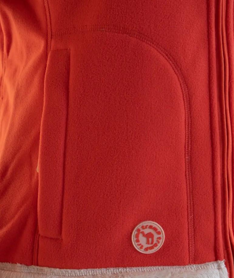 Куртка жіноча флісова Tramp Бія TRWF-001-beige-M Red (113931) - фото 6