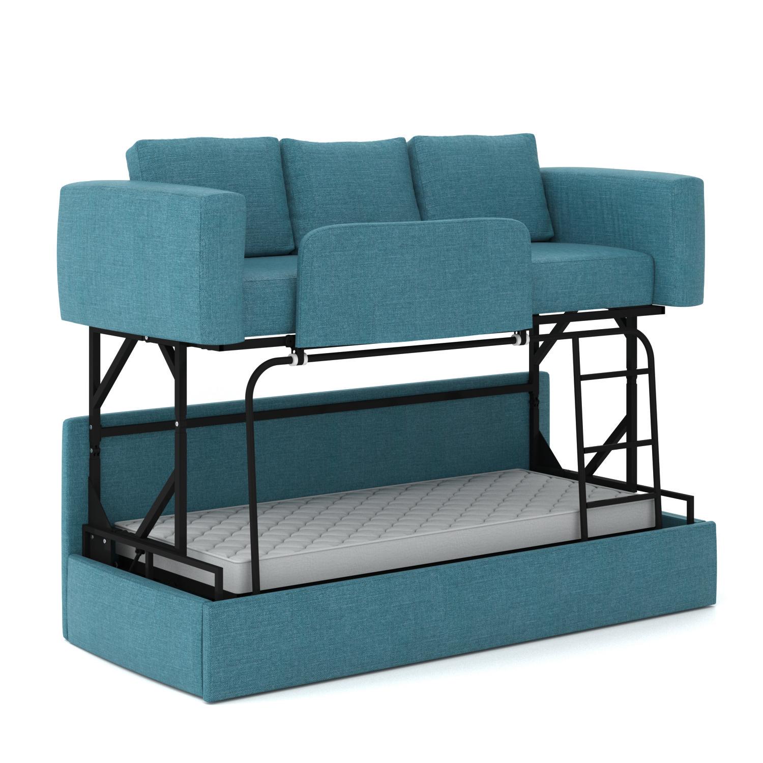 Диван-трансформер Knap Knap Rumi у вітальню/спальню Turquoise (S016012070)