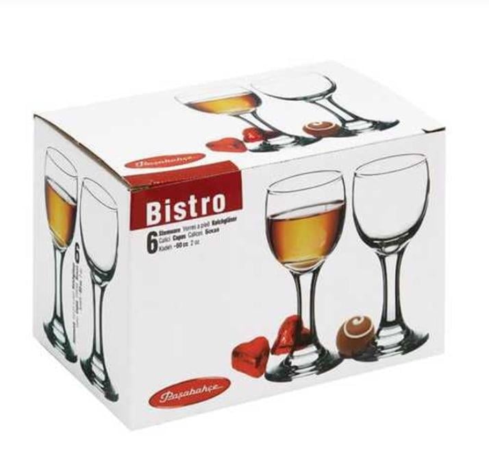 Набір чарок на ніжці Pasabahce Bistro 60 мл 6 шт. (44134) Набір чарок на ніжці Pasabahce Bistro 60 мл 6 шт. (44134)