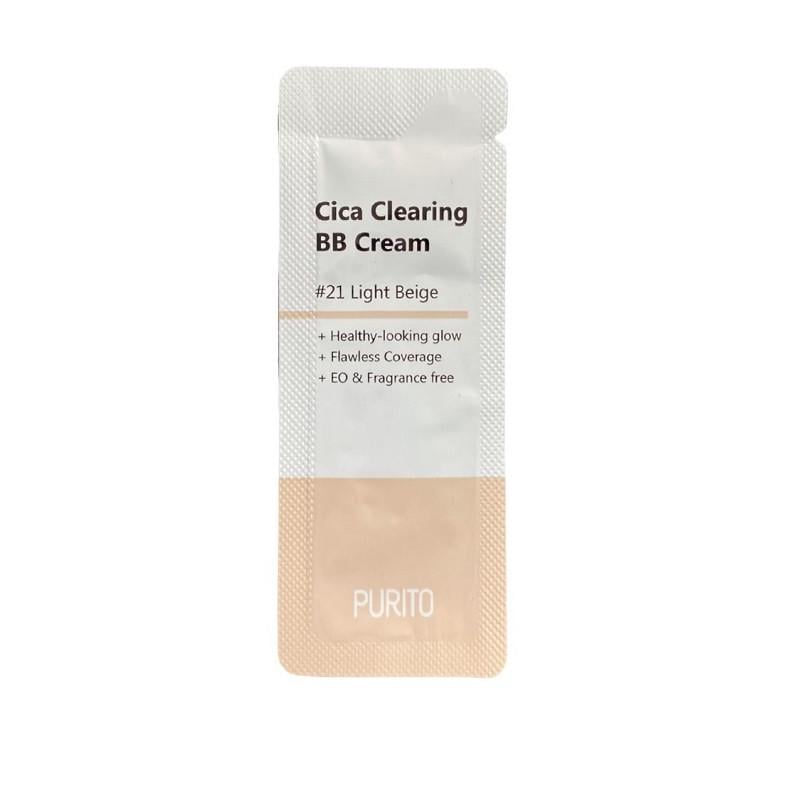 ББ-крем для лица с экстрактом центели PURITO Cica Clearing BB Cream 1 ml №21 Light Beige (2602542761)
