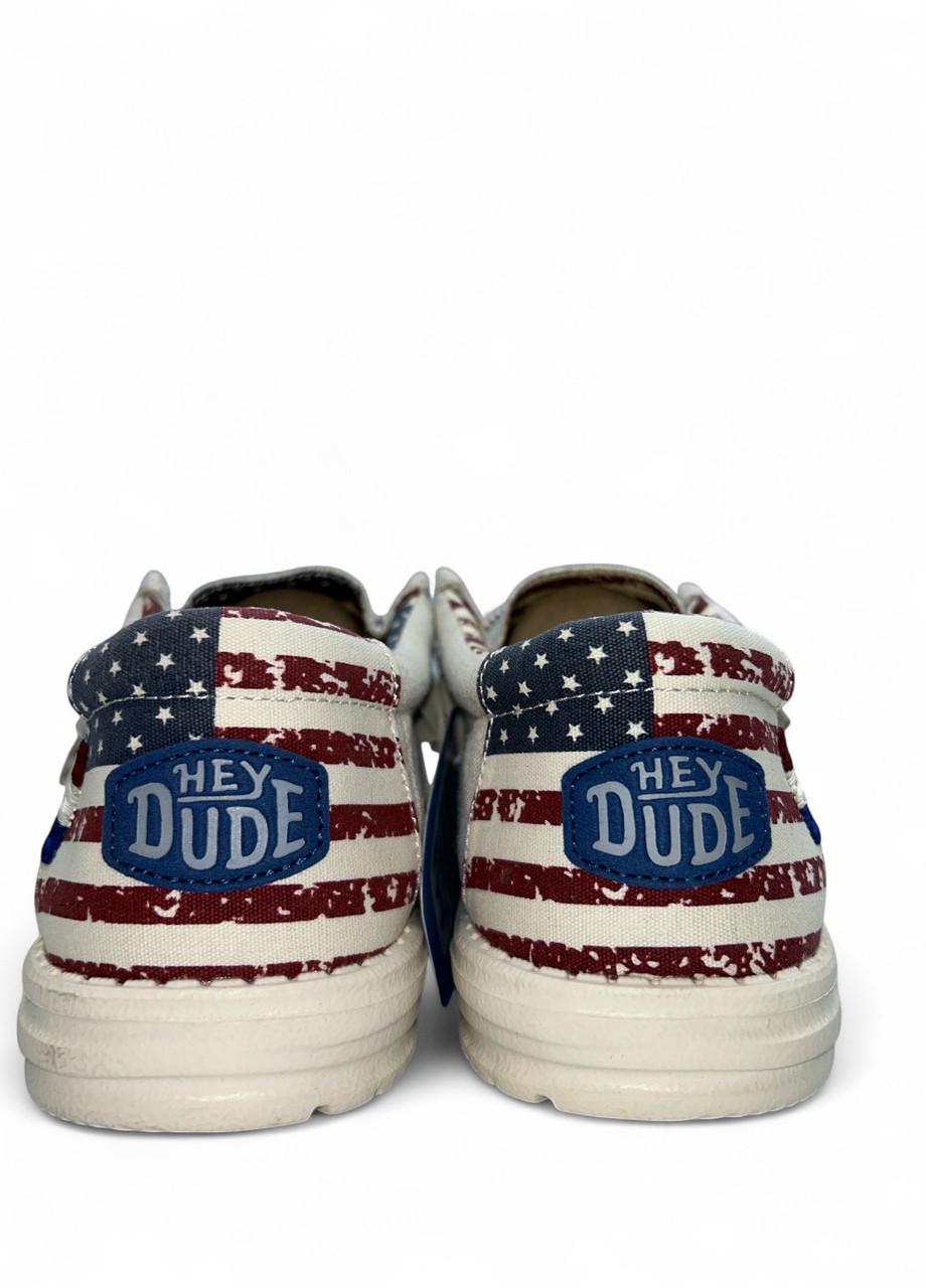 Мокасины мужские Hey Dude Wally Patriotic 4001-9CW р. 47 31 см Серый (2773159952) - фото 3 Мокасины мужские Hey Dude Wally Patriotic 4001-9CW р. 47 31 см Серый (2773159952) - фото 3
