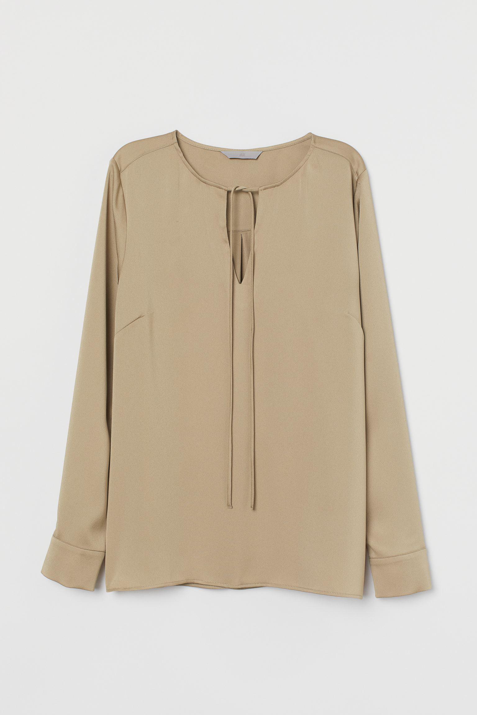 Блуза H&M р. 36 Бежевый (27058418071)