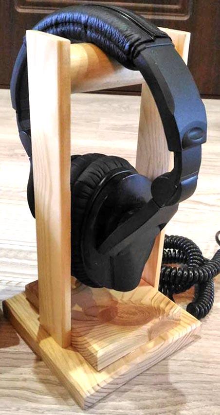 Стойка для наушников из дерева Майлс бланже (НУП-001901)