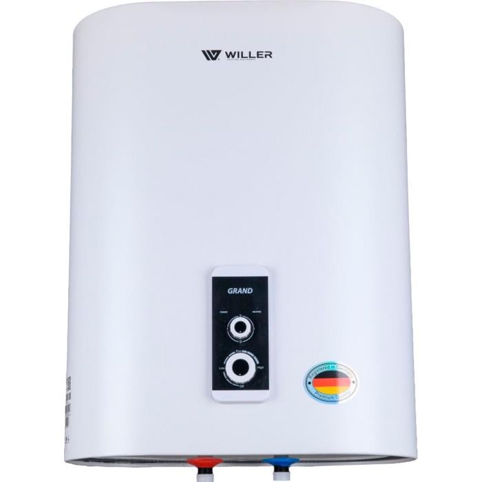 Водонагреватель электрический Willer EV30DR Grand 30 л 2000 Вт сухой ТЕН 75°C White Водонагреватель электрический Willer EV30DR Grand 30 л 2000 Вт сухой ТЕН 75°C White