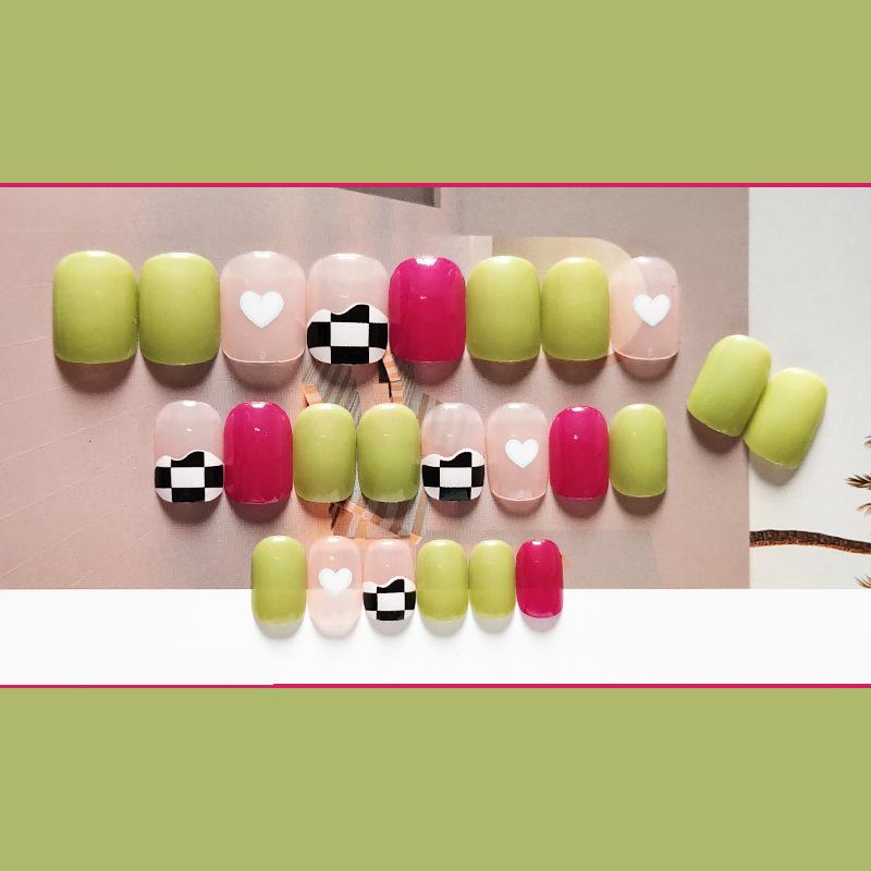 Накладные ногти с клеем Bananahall LK13260 24 шт. Зеленый (A9884) - фото 2 Накладные ногти с клеем Bananahall LK13260 24 шт. Зеленый (A9884) - фото 2