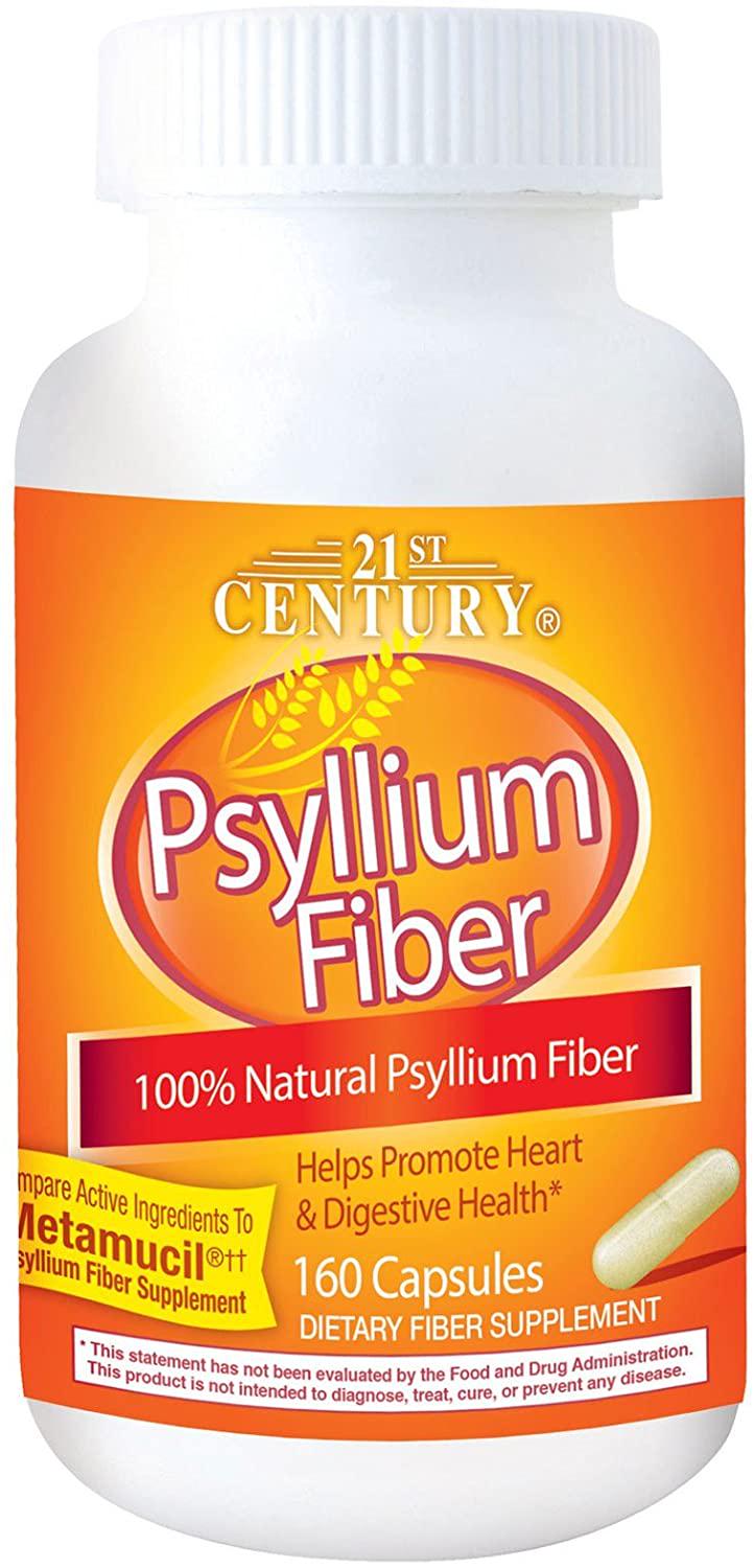 Вітаміни Psyllium Fiber 160 капсул (00000032629)