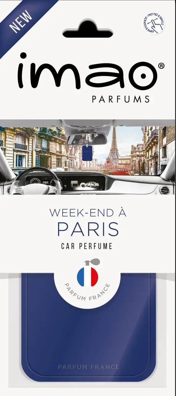 Карта освежитель воздуха Week-end À Paris IMAO Выходные в Париже ароматизированная