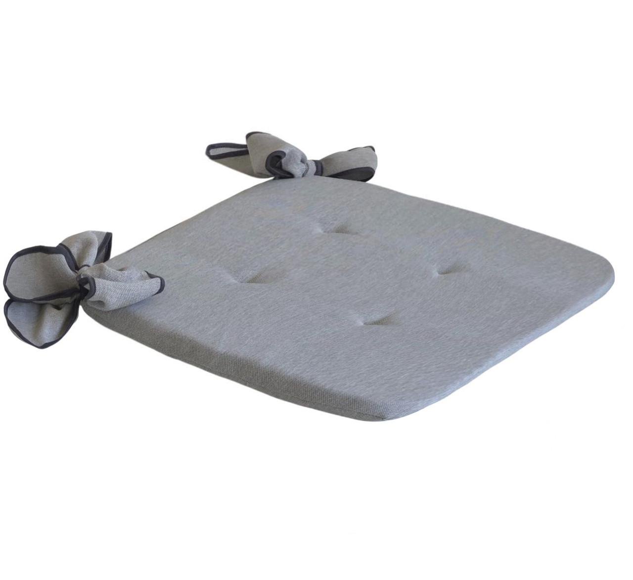 Подушка для стула/кресла/табурета 42х48х2 см Светло-серый (1810199106) - фото 2 Подушка для стула/кресла/табурета 42х48х2 см Светло-серый (1810199106) - фото 2