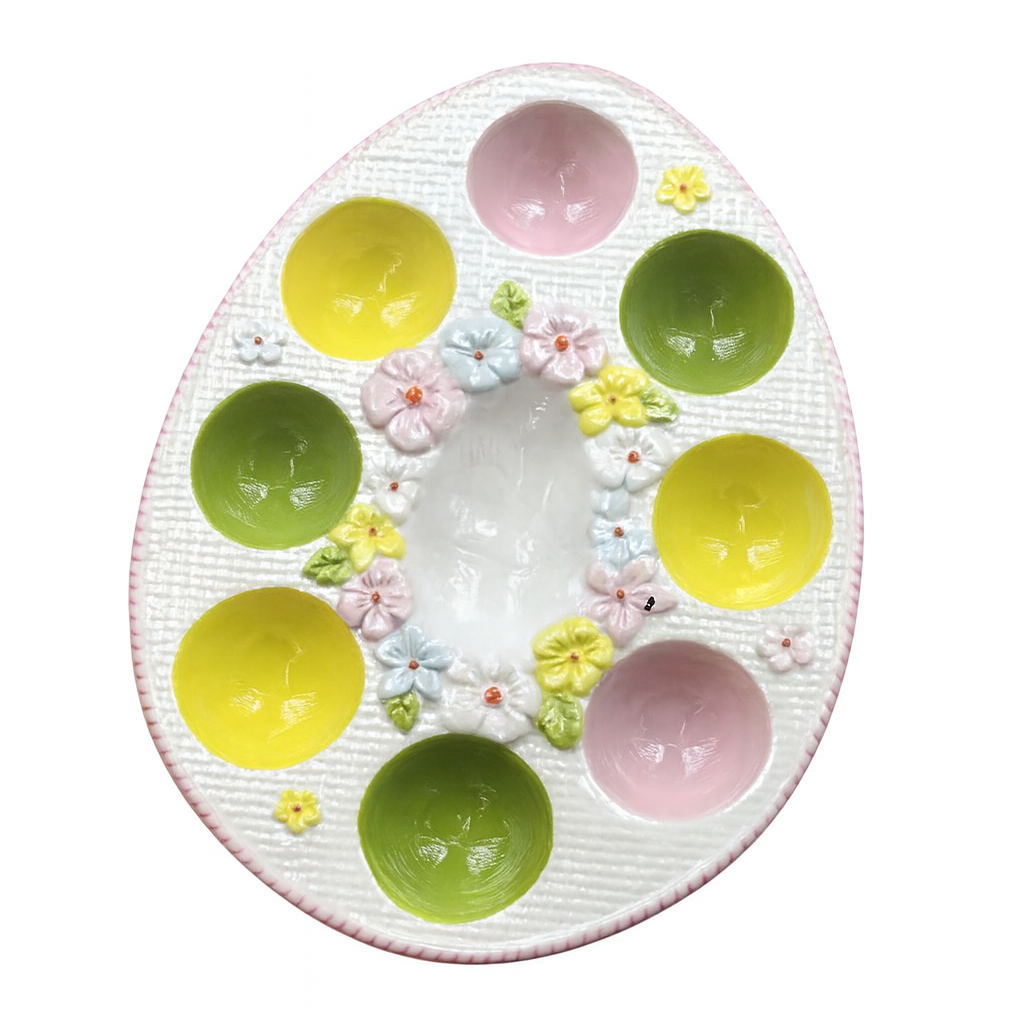 Блюдо для яиц Easter Daisy R40708-2 8 ячеек 24х18,5х2,5 см Разноцветный (32534240)