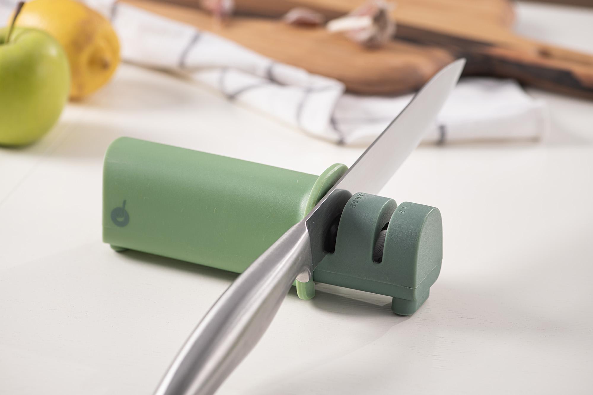 Точилка для ножів Мамин Посуд Легкоточ з двома точилами (УТ-00092661) - фото 5 Точилка для ножів Мамин Посуд Легкоточ з двома точилами (УТ-00092661) - фото 5