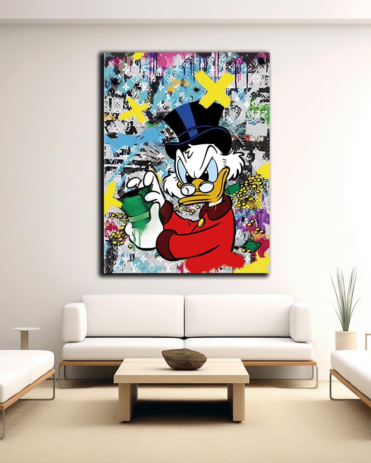 Картина в офис Скрудж в красках 60х80 см (MIX-606-1)