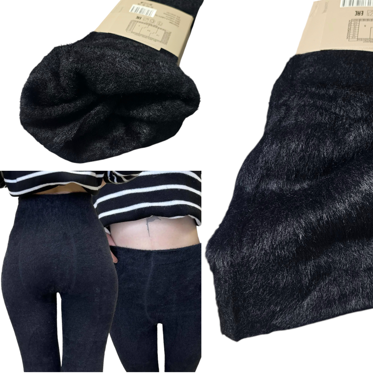 Колготы женские Норка шерстяные пушистые р. 48-54 (2375877619) - фото 9