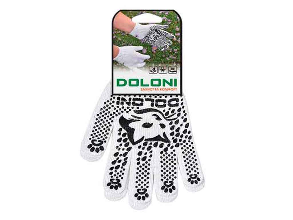 Перчатки рабочие трикотажные Doloni с ПВХ рисунком 4895 р. 8 (634184)