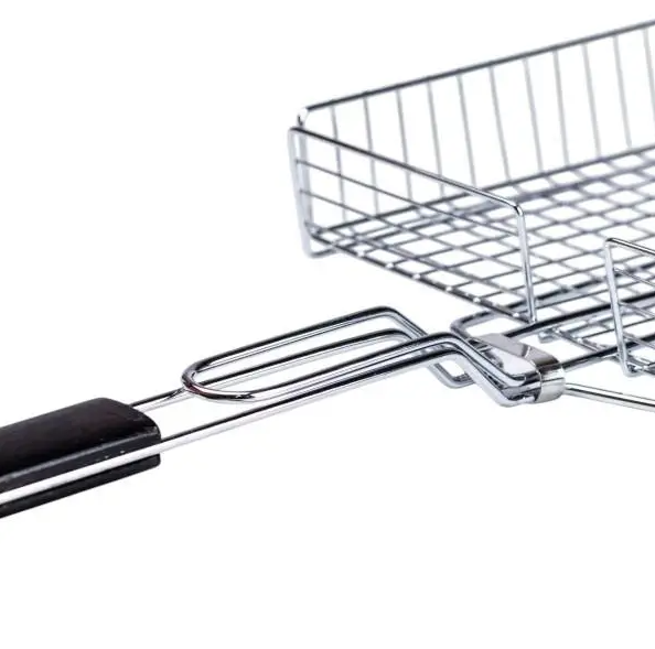 Решетка глубокая для гриля и барбекю Grill из нержавеющей стали 42х31 см (HP458RESH) - фото 5 Решетка глубокая для гриля и барбекю Grill из нержавеющей стали 42х31 см (HP458RESH) - фото 5