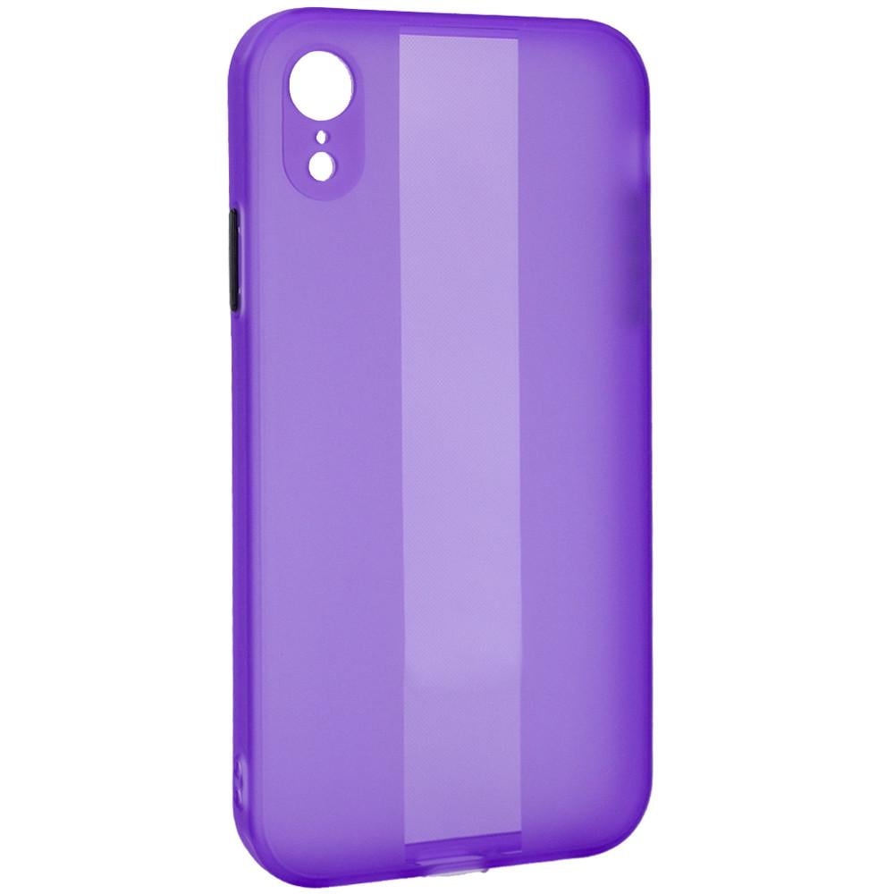 Противоударный Чехол TPU Glossy Line Full Camera для Apple iPhone XR (6.1")  Сиреневый