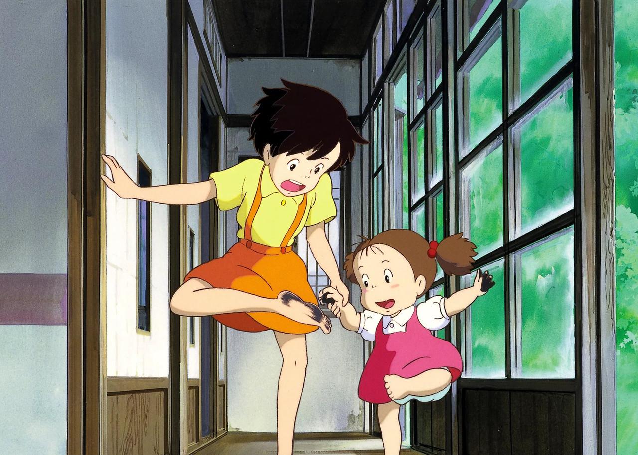 Картина постер Gee! My Neighbor Totoro Мой сосед Тоторо кадр из сказки 60x40 см NT 09.048