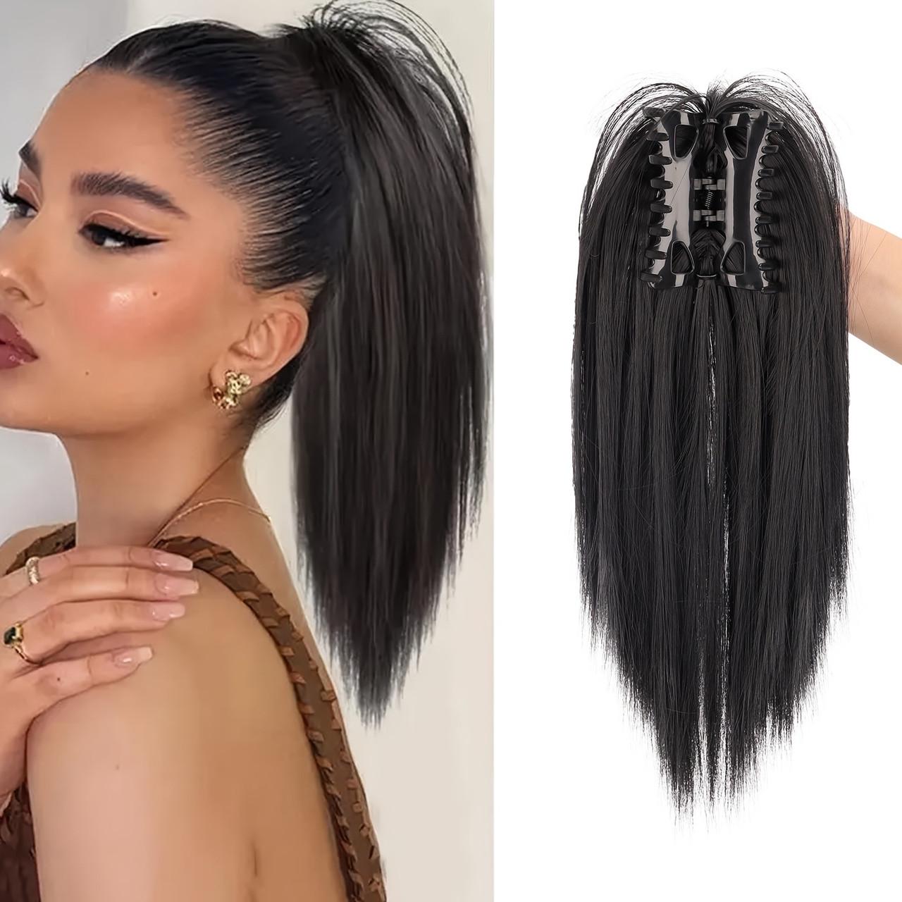 Хвост искусственный на крабике 40 см Черный (2798408569) - фото 2 Хвост искусственный на крабике 40 см Черный (2798408569) - фото 2