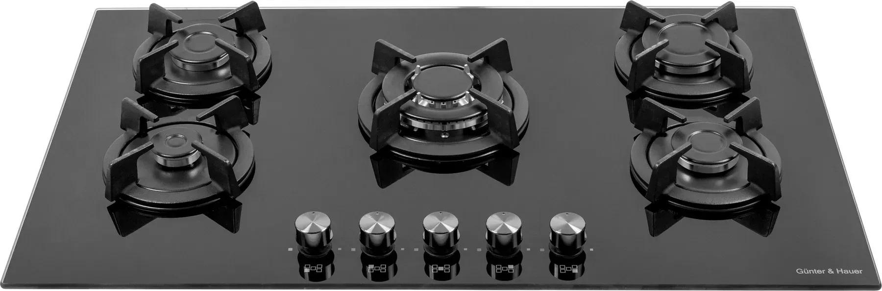 Варочная поверхность газовая стеклянная Gunter&Hauer GL 9 B - фото 7 Варочная поверхность газовая стеклянная Gunter&Hauer GL 9 B - фото 7