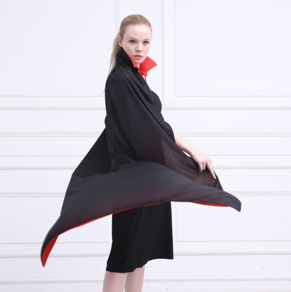 Маскарадний плащ Дракула дорослий 140 см 5375 (4214377) - фото 3 Маскарадний плащ Дракула дорослий 140 см 5375 (4214377) - фото 3