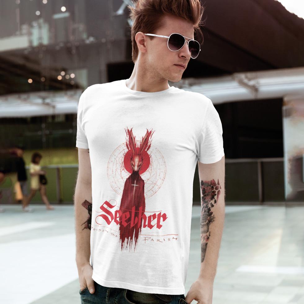 Футболка унисекс Seether Poison The Parish wht 3XL Белый (0000010786)