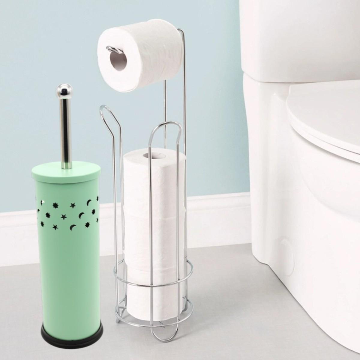 Набор для туалета KITUA держатель для туалетной бумаги и ершик - фото 3 Набор для туалета KITUA держатель для туалетной бумаги и ершик - фото 3