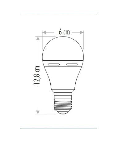 Лампочка аварийная с аккумулятором CATA CT-4229 E27 7W LED - фото 8