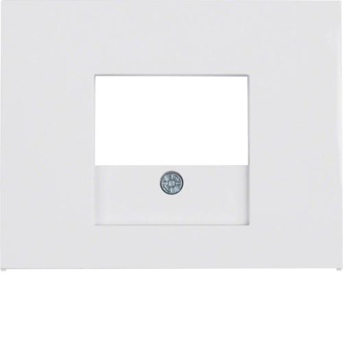 Панель лицевая Berker K.1 для аудио/USB-розеток Полярная белизна (10357009)