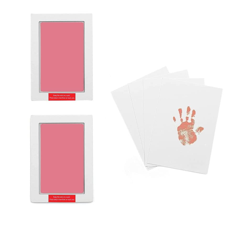Набор для создания отпечатков детских ручек и ножек Розовый - фото 3 Набор для создания отпечатков детских ручек и ножек Розовый - фото 3
