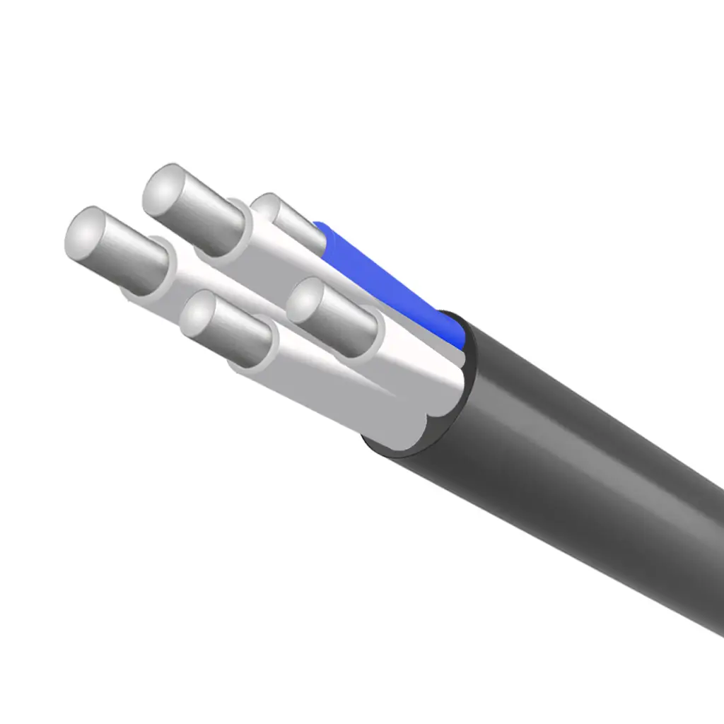 Кабель силовой монолит Меганом-Дон АВВГ 5х4 алюминий (0102)