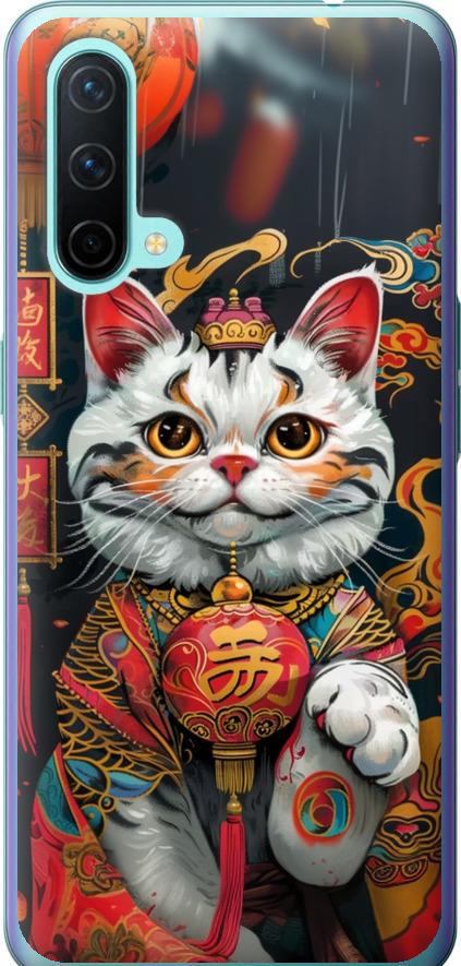 Чехол на OnePlus Nord CE China Cat v2 (6135u-2382-42517)