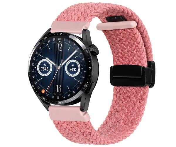 Ремешок Textile Elastic для смарт-часов Xiaomi Watch S1/S1 Pro/S1 Active 22 мм Розовый